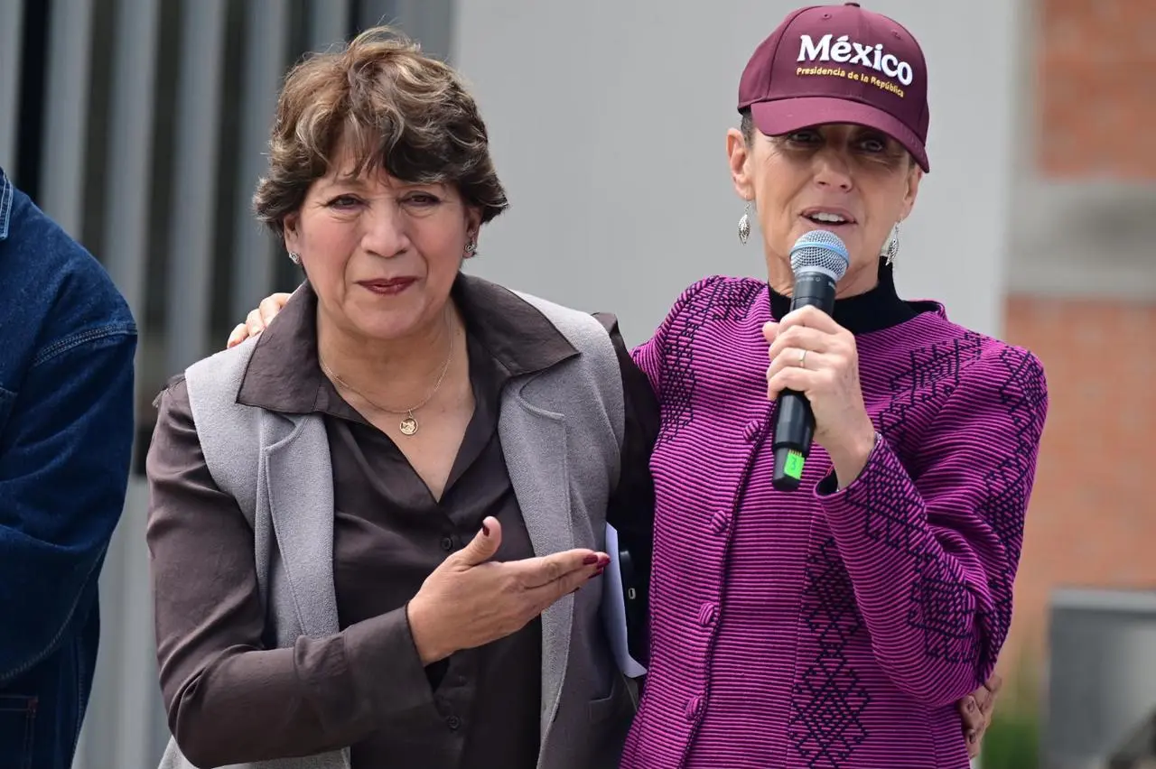 Claudia Sheinbaum y Delfina Gómez